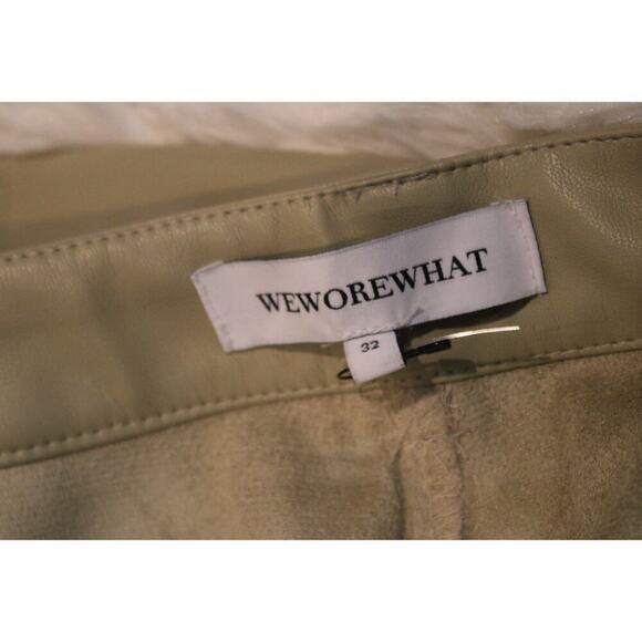 WEWOREWHAT Faux Leather Pants - Size 32 (Womens 14) (NWT) - Picture 3 of 3